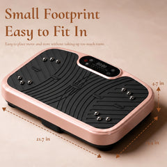 WATEYA Vibe Plate Core home vibration plate in Blush Pink