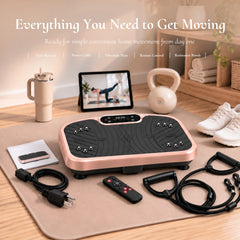 WATEYA Vibe Plate Core whole-body vibration plate in Blush Pink