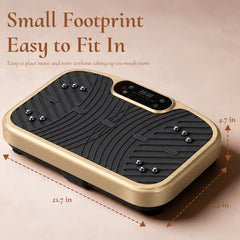 WATEYA Vibe Plate Core home vibration plate in Champagne Gold