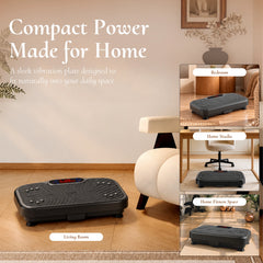 Classic Black WATEYA Vibe Plate Core vibration platform