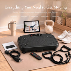 WATEYA Vibe Plate Core whole-body vibration plate in Classic Black