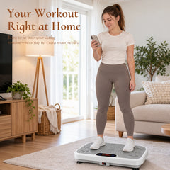 Snow White WATEYA whole-body vibration plate for home movement