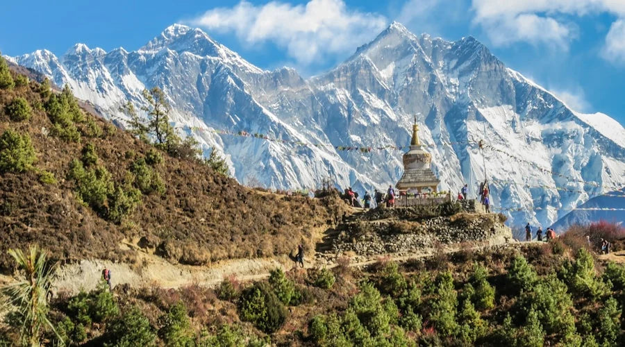 Mountain landscape for weight loss article